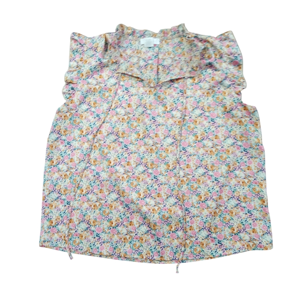 Vintage size L floral top